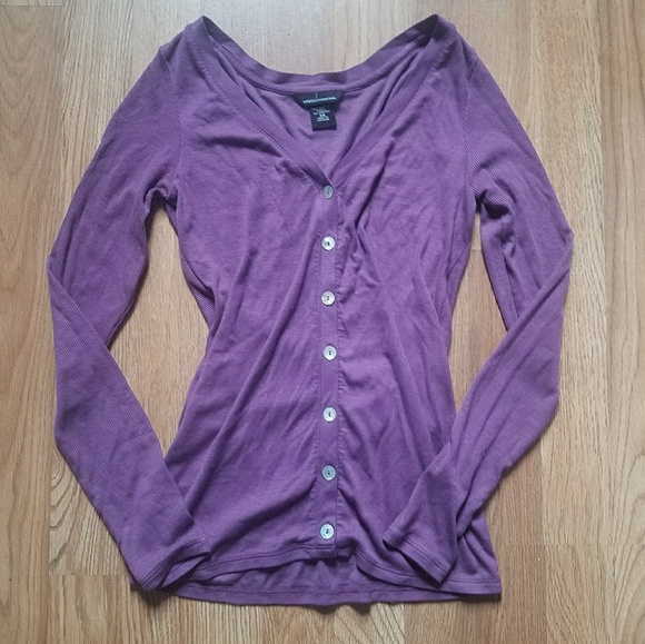 Moda International Sweaters - 💜Light Purple Ribbed Cardigan 💜